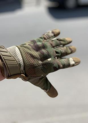 Тактические перчатки летние с пальцамиska