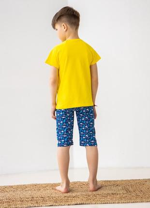 Комплект з шортами на хлопчика - акула3 фото