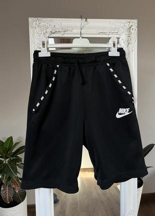 Шорти nike 147-158 чорні шорти для підлітка nike довгі шорти для хлопця 11-13р nike шорти підліткові1 фото