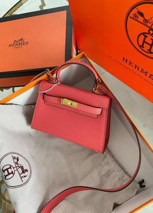 Сумка в стиле hermes kelly 18 см эрмесс премиум6 фото