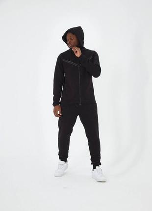 Спортивный костюм nike tech fleece black2 фото