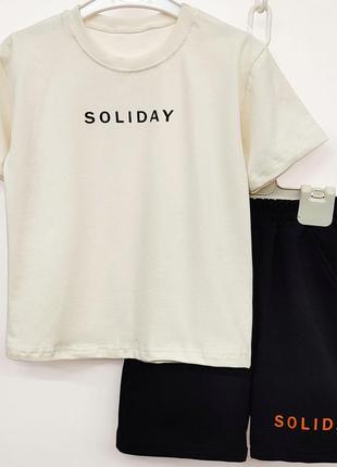 Детский / подростковый летний костюм / комплект для мальчиков и девочек