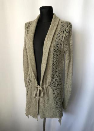 Allsaints кардиган кофта tapio long wrap cardigan вовна мохер стиль old money