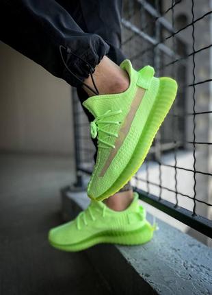 Кросівки adidas yeezy boost 350 v2 glow3 фото