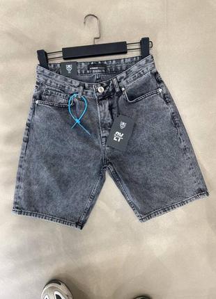 Чоловічі джинсові шорти в сірому кольорі / шорти на літо для чоловіків