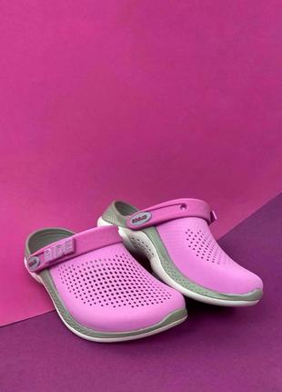 Жіночі крокси crocs literide 360 taffy/pink