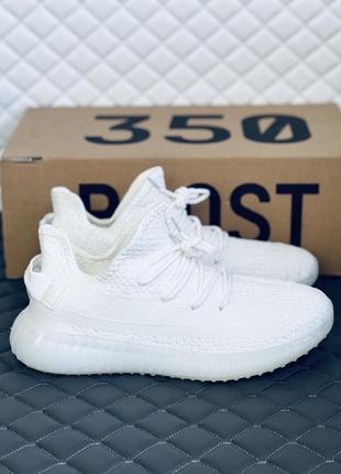 Adidas yeezy boost 350 white кроссовки мужские летние текстильные адидас изи буст 350