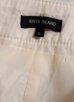 Кожаная юбка карандаш river island миди замшевая эко кожа7 фото