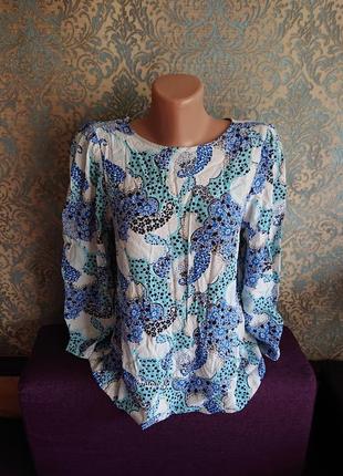Женская летняя блуза вискоза блузка блузочка футболка р.44/461 фото