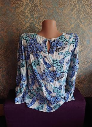 Женская летняя блуза вискоза блузка блузочка футболка р.44/462 фото