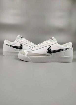 #1250
nike blazer low white&amp;black