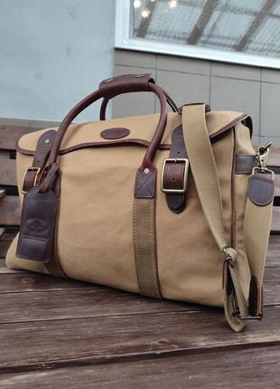 Эксклюзив стильная сумка melvill & moon canvas rift valley day bag khaki1 фото