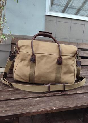 Эксклюзив стильная сумка melvill & moon canvas rift valley day bag khaki2 фото