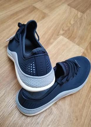 Кроссовки крокс crocs literide 360 pacer sneaker navy/blue grey 2067053 фото