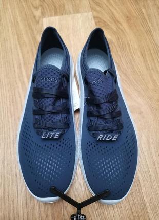 Кроссовки крокс crocs literide 360 pacer sneaker navy/blue grey 2067056 фото
