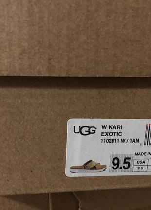 Ugg kari exotic flat sandal оригинал5 фото