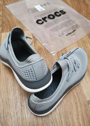 Кросівки  крокс crocs literide 360 pacer sneaker light/grey/slate/grey 2067056 фото