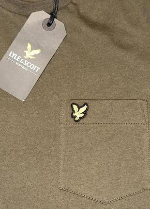 Футболка lyle &amp; scott tonal pocket t-shirt5 фото