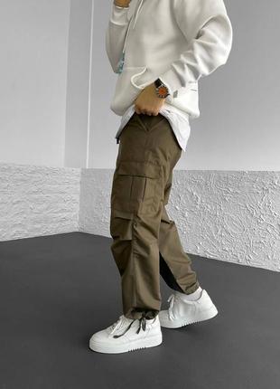 Джоггеры джинсы мужские хаки турция / джогери джинси чоловічі штаны штани хакі турречина2 фото