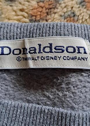 (1026) отличный утеплённый свитшот donaldson disney company унисекс