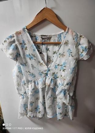Блузка літня жіноча   stradivarius р.l нова з біркою