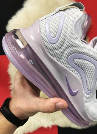 Кросівки nike air max 720 violet white🍒жіночі світлі бігові.2 фото