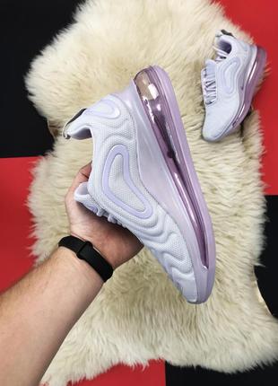 Кросівки nike air max 720 violet white🍒жіночі світлі бігові.5 фото