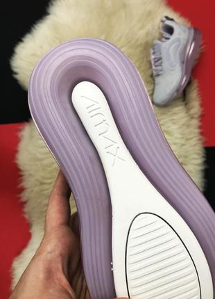 Кросівки nike air max 720 violet white🍒жіночі світлі бігові.9 фото