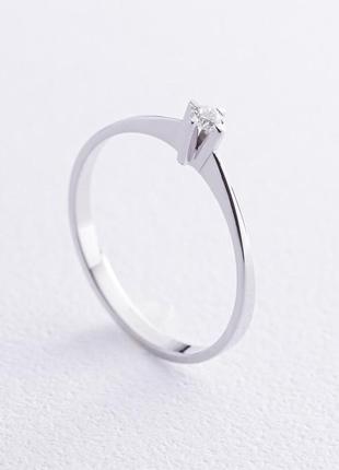 Помолвочное золотое кольцо с бриллиантом 
24021121
