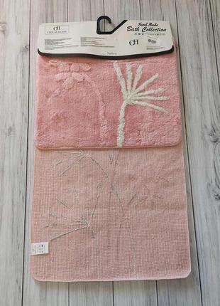 Набір акрилових килимків для ванної кімнати chilai home туреччина 092 фото