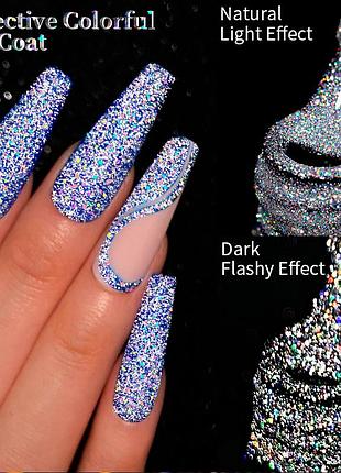 Светоотражающий топ lily'cute - финишное покрытие для ногтей