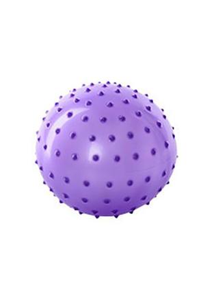 М'яч масажний ms 0022, 4 дюйми (фіолетовий)1 фото