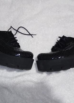 Туфли на танкетке и каблуке, ботильоны donna ricco