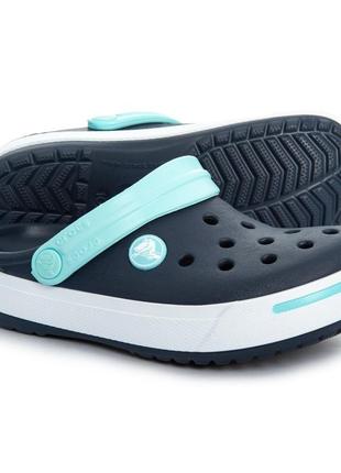 Крокс крокбенд 2.5 нави синие crocband ii kids unisex navy3 фото