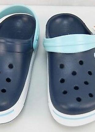 Крокс крокбенд 2.5 нави синие crocband ii kids unisex navy5 фото