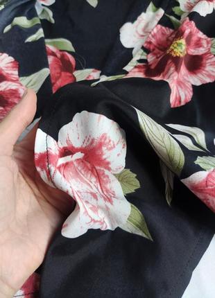 Топ в цветы, на запах, топик, блуза3 фото