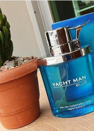 1, мужские духи туалетная вода yacht man blue яхт мен блу 100 мл