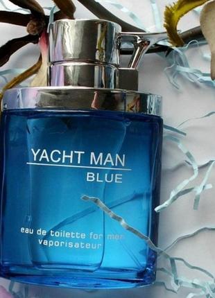 1, мужские духи туалетная вода yacht man blue яхт мен блу 100 мл