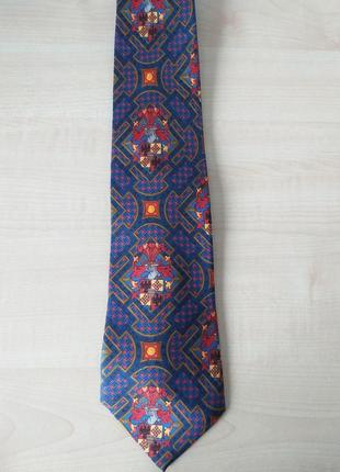 Christian dior (france)  шелковый галстук ручной работы