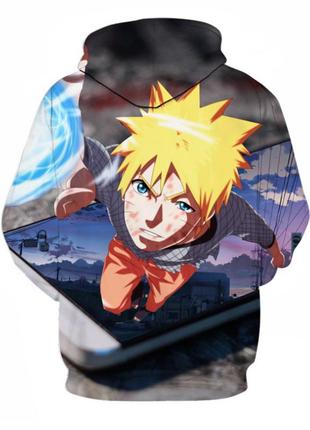 Яркий худи наруто (naruto)