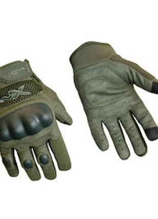 Тактичні рукавиці wiley x durtac smart touch foliage green size l