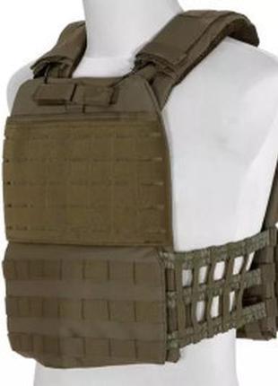 Розвантажувальний жилет gfc plate carrier molle/laser-cut olive