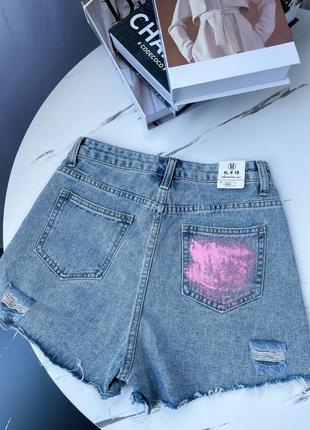 Стильні джинсові шорти s-m5 фото
