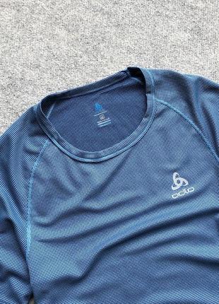 Спортивна футболка odlo active cubic light training t-shirt blue2 фото
