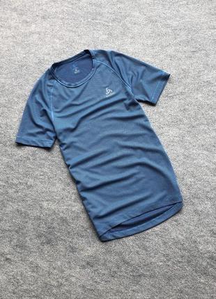 Спортивна футболка odlo active cubic light training t-shirt blue1 фото