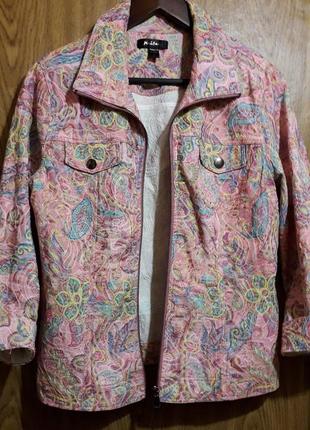Куртка,пиджак цветной летний