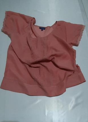 Блузка (блуза) розовая, летняя, новая. фирмы biaggini5 фото