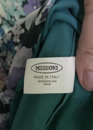 Платье шелковое нежное цветочный принт оригинал missoni7 фото