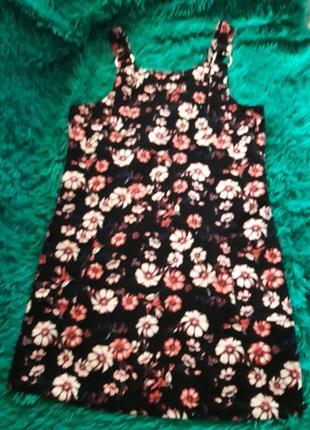 Стильный вельветовый сарафан