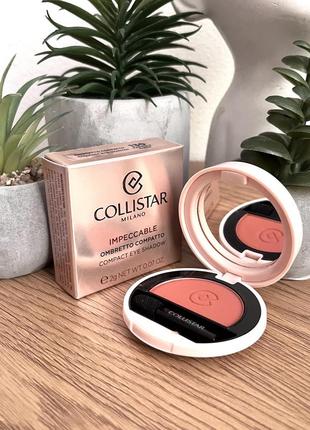 Оригінал collistar impeccable compact eye shadow тіні для повік 130 paprika matte оригинал тени